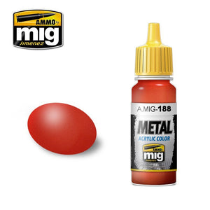 Munitions Mig Jimenez 0188 Rouge Métallisé 17 ml
