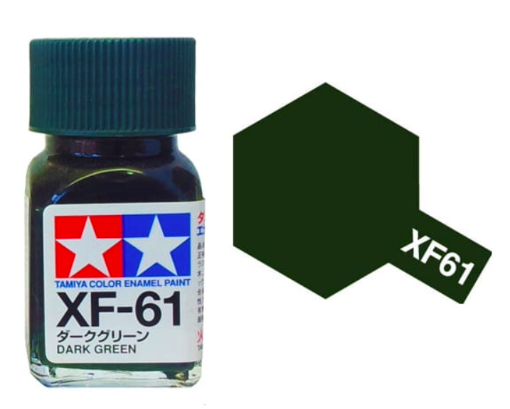 Peinture émail Tamiya XF61 Vert foncé (80361) 