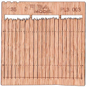 Maquette PL3-003 Clôture en bois type 3 / Clôture en bois 1/35