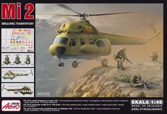 Aeroplast 90036 Hélicoptère de transport Mi-2 (1/48)
