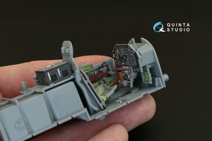 Intérieur imprimé en 3D et coloré sur papier décalcomanie Quinta Studio QD32004 P-51D (version tardive) (pour maquette Tamiya) 1/32  – image 8