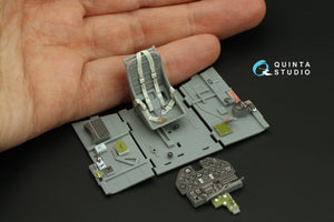 Intérieur imprimé en 3D et coloré sur papier décalcomanie Quinta Studio QD32122 P-40E War Hawk (Trumpeter) 1/32 – immagine 10
