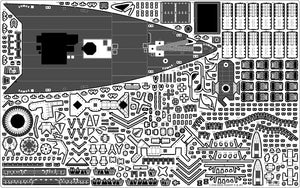Pontos 35028F1 USS DDG-92 Momsen Flight IIa Kit de détails au 1/350 – image 23