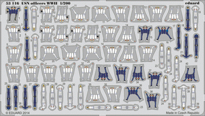 Eduard 53116 Officiers de l&amp;#39;US Navy Seconde Guerre mondiale SA 1/200
