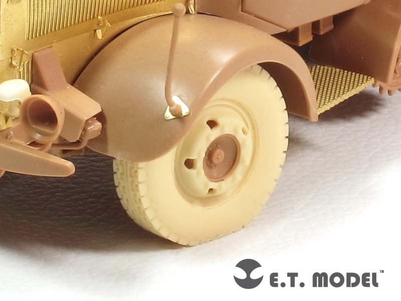 ET Model ER35-039 Roues de route lestées MAULTIER pour semi-chenillé lourd allemand L-4500 R de la Seconde Guerre mondiale, compatible avec ZVEZDA 3603 au 1/35 – image 3