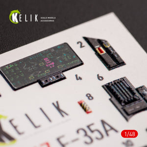 Décalcomanies 3D intérieures KELIK K48067 pour maquette Tamiya au 1/48  – image 7