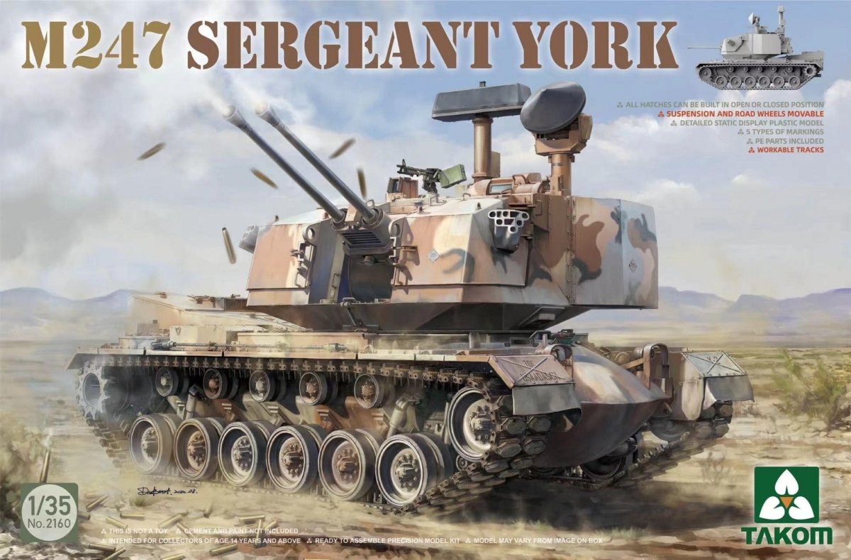 Takom 2160 M247 Sergent York 1/35