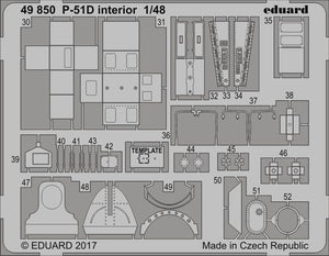 Eduard 49850 P-51D intérieur MENG 1/48 – Bild 2