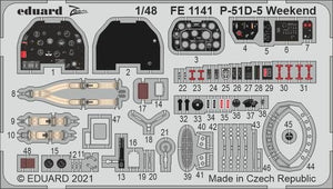 Eduard FE1141 P-51D-5 Week-end pour Eduard 1/48