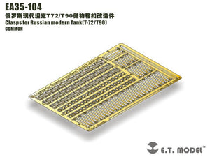 Fermoirs ET Model EA35-104 pour char russe moderne (T-72/T90) 1/35 – image 2