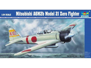Trumpeter 02405 Mitsubishi A6M2b Modèle 21 Zero Fighter (1/24)