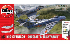 Maquette Airfix 50185 Mig 17 et Douglas Skyhawk en combat aérien (échelle 1/72)