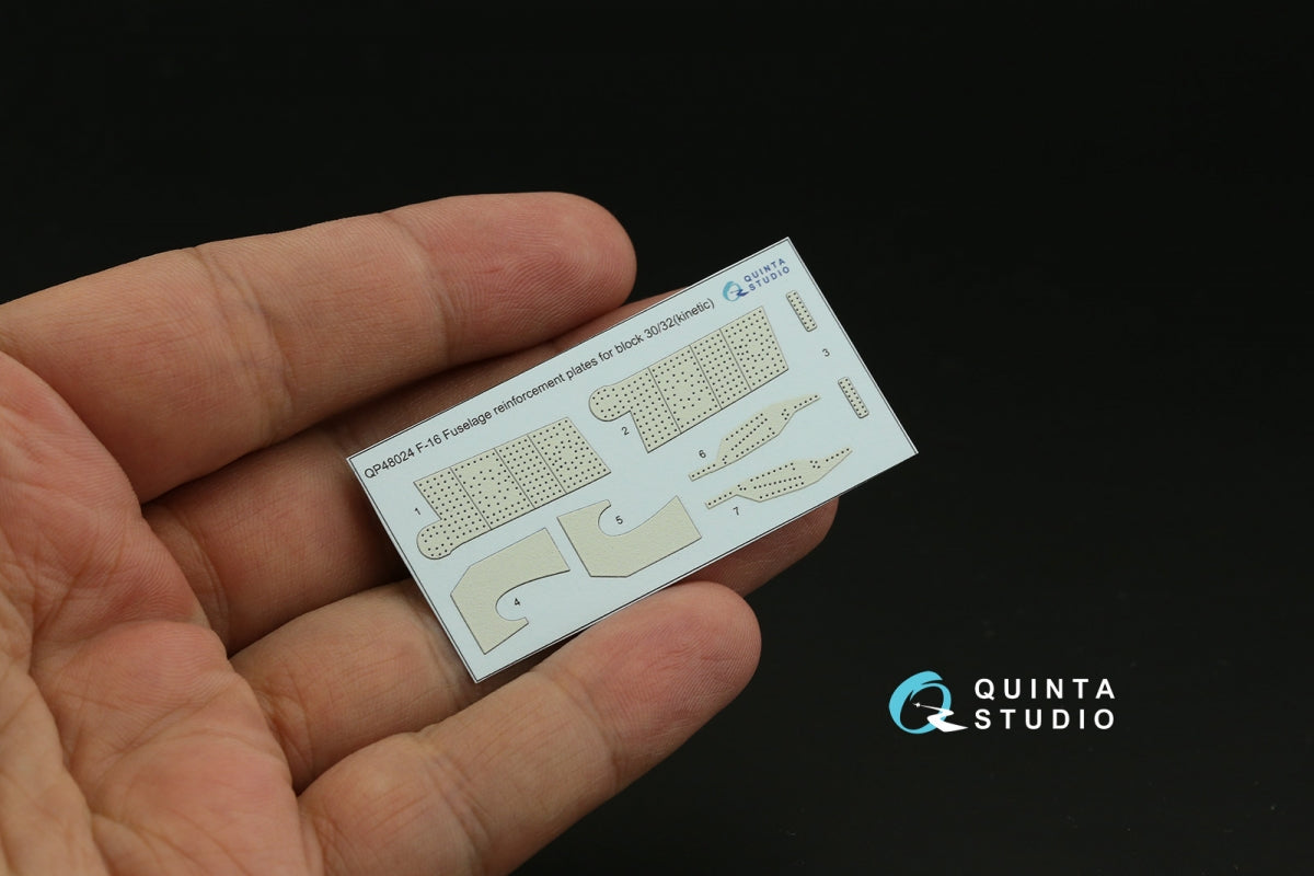 Quinta Studio QP48024 Plaques de renfort bloc 30/32 F-16 (Outil Kinetic 2008) 1/48 – imagen 4