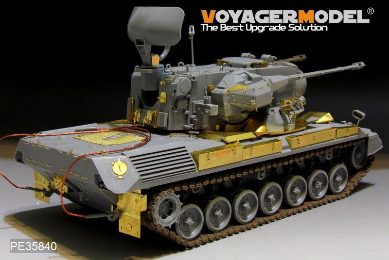 Maquette Voyager PE35840 Gepard A1 SPAAG allemand moderne de base pour TAKOM 2044 au 1/35 – immagine 12