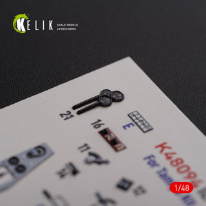 KELIK K48094 IL-2 Shturmovik stickers 3D intérieur pour kit Tamiya 1/48 – image 4