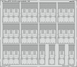 Ceintures de sécurité cargo Eduard 491230 CH-47A HOBBY BOSS 1/48 – image 2