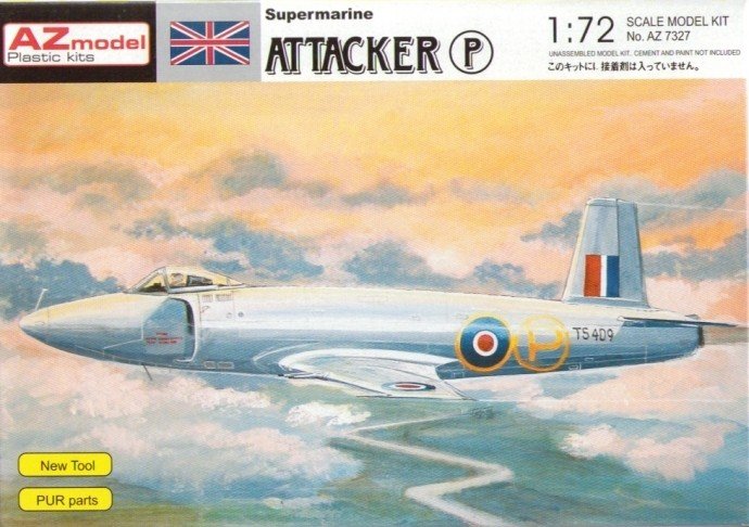 Prototype d'attaquant AZ modèle AZ7327 (1/72)