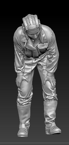 Glowel Miniatures 35006 Équipage de char soviétique inspectant le moteur 1/35 – imagen 7