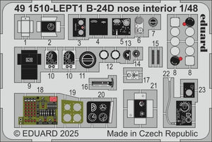 Intérieur du nez du B-24D Eduard 491510 HOBBY BOSS 1/48