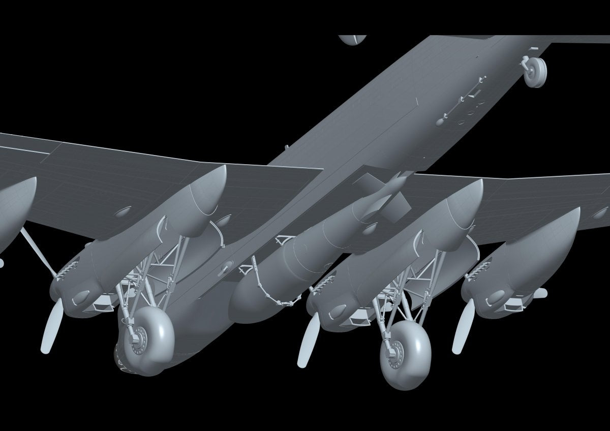 Maquette HK Models 01E038 Avro Lancaster B MK.l Spécial « Grand Chelem » 1/32 – imagen 9