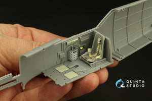 Intérieur coloré imprimé en 3D sur papier décalcomanie Quinta Studio QD32177 Bf 109E3/4 (Trumpeter) 1/32 – immagine 7