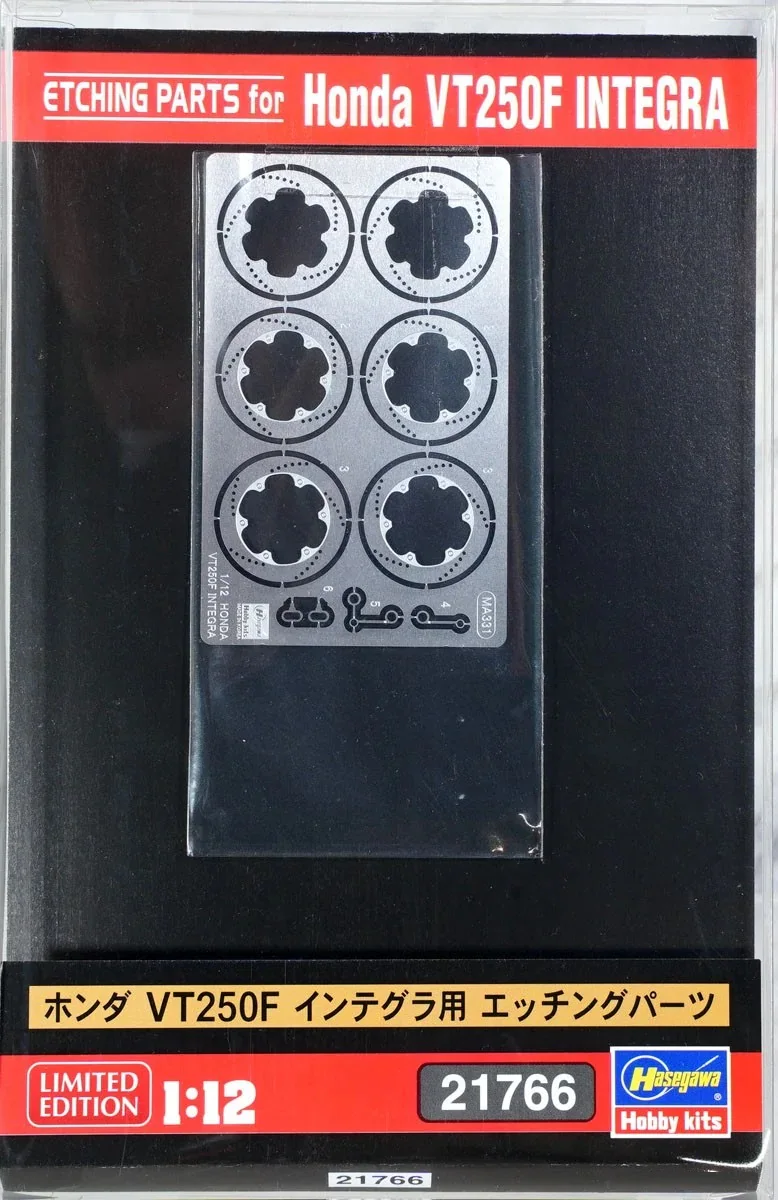 Pièces photogravées Hasegawa 21766 pour Honda VT250F Integra 1/12