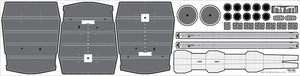 Pontos 23003F1 USS BB-63 Missouri 1945 Ensemble de détails (Pont en bois teinté bleu 20B) (1/200)  – image 24