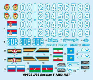 Trumpeter 09508 Char de combat principal russe T-72B3 1/35 – image 14