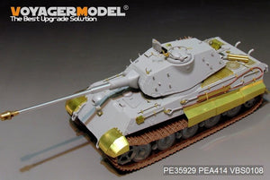 Maquette Voyager PE35929 Char King Tiger allemand de la Seconde Guerre mondiale (tourelle Porsche) pour HOBBYBOSS 84530 1/35  – immagine 10
