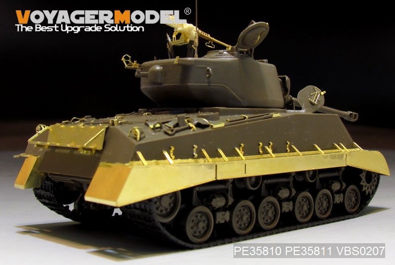 Voyager Model PE35811 WWII US M4A3E8 Sherman Fenders/Track Cover (Pour TAMIYA 35346) 1/35 – Bild 3