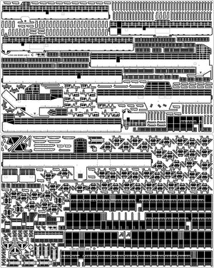 Pontos 37001R1 USS LHD-2 Essex Kit + Ensemble de détails 1/350 – Bild 7