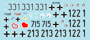 Star Decals 35-C1209 Chars allemands en Italie n° 9. Hermann Göring 1/35 – immagine 2