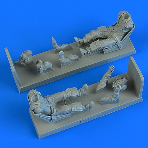 Aerobonus 320133 Figurine de pilote et instructeur de l'USAF avec sièges pour T-28B Trojan, Guerre du Vietnam, pour Kitty Hawk au 1/32