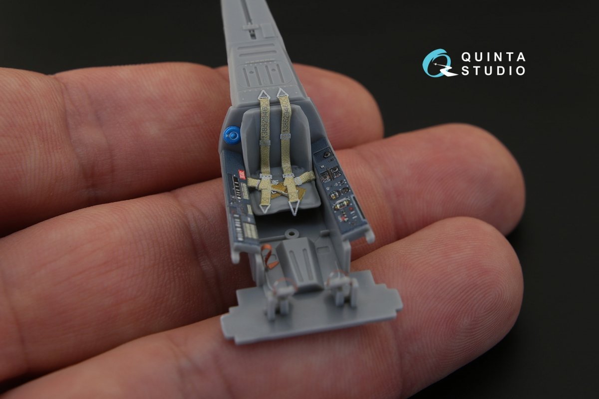 Intérieur imprimé en 3D et coloré sur papier décalcomanie Quinta Studio QD48156 FW 190A-5 (pour maquette Hasegawa) 1/48  – immagine 7