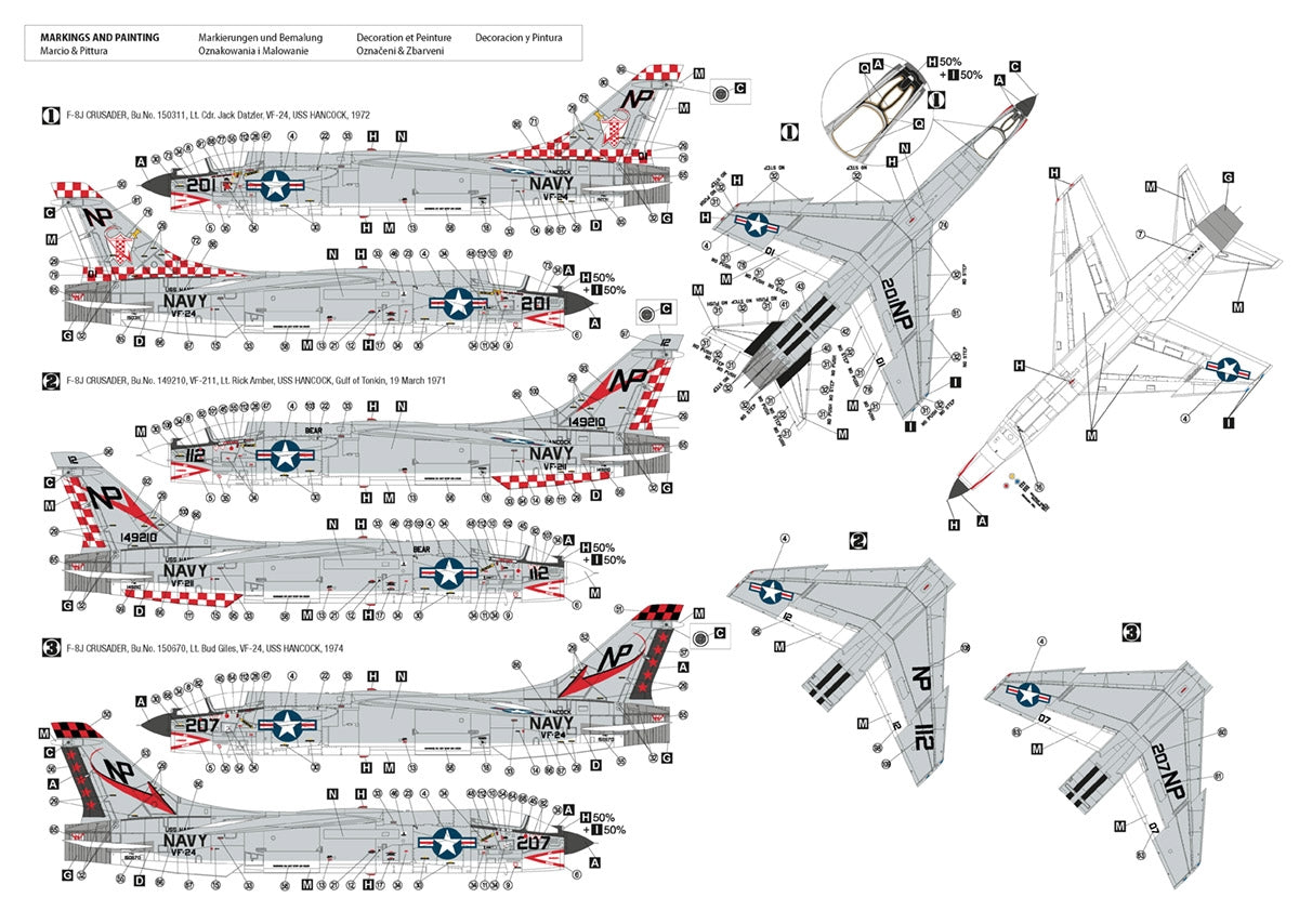 Hobby 2000 48040 F-8J Crusader (Hasegawa + CARTOGRAF + MASQUES) 1/48 – image 2