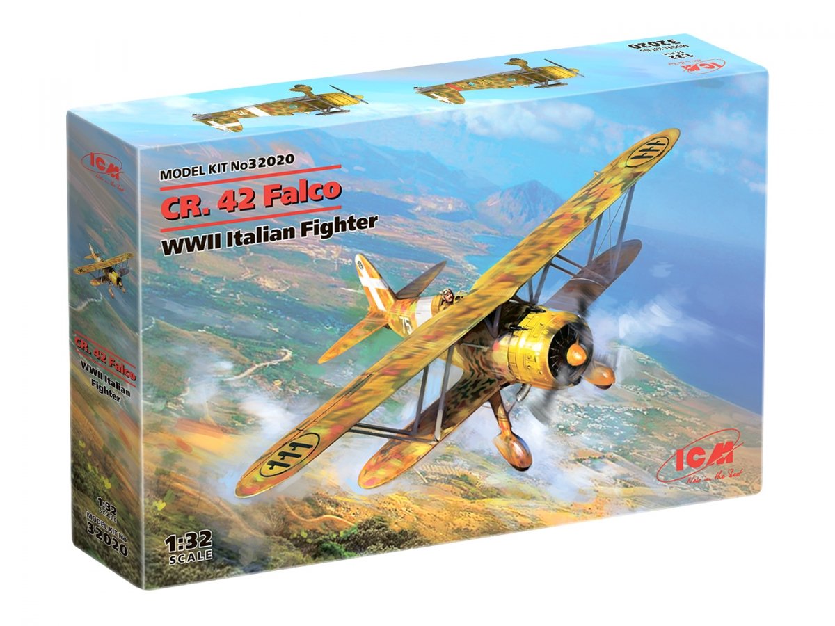 ICM 32020 Fiat CR.42 Falco Chasseur italien de la Seconde Guerre mondiale 1/32