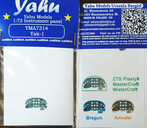 Yahu YMA7314 Yak-1 pour Bregun 1/72