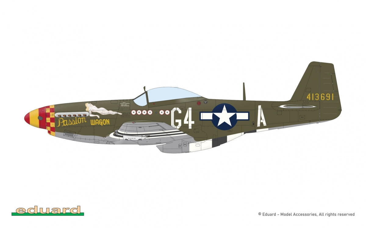 Eduard 7476 P-51D-5 Mustang Weekend Edition 1/72 – image 2