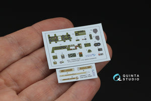 Quinta Studio QD48624 A6M5 Zero, Mitsubishi Prod. 3D-Printed &amp; coloured Interior on decal paper (Fine Molds) 1/48