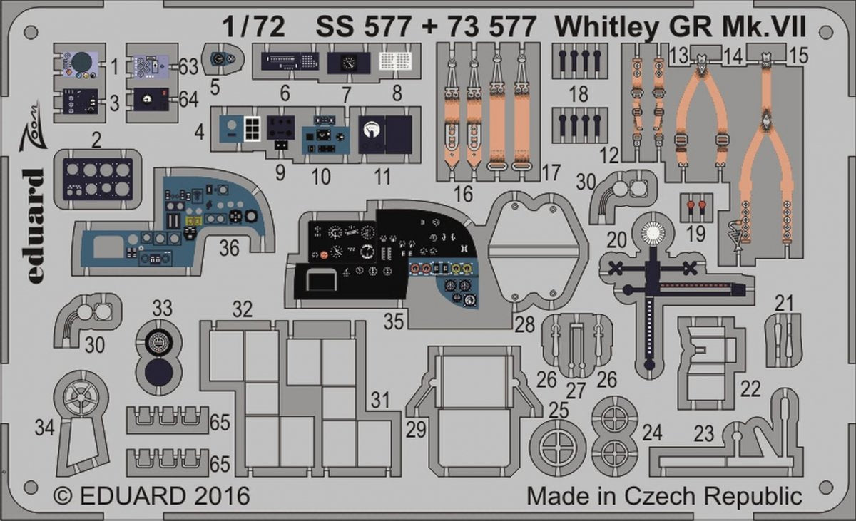 Eduard 73577 Whitley GR Mk. VII AIRFIX 1/72