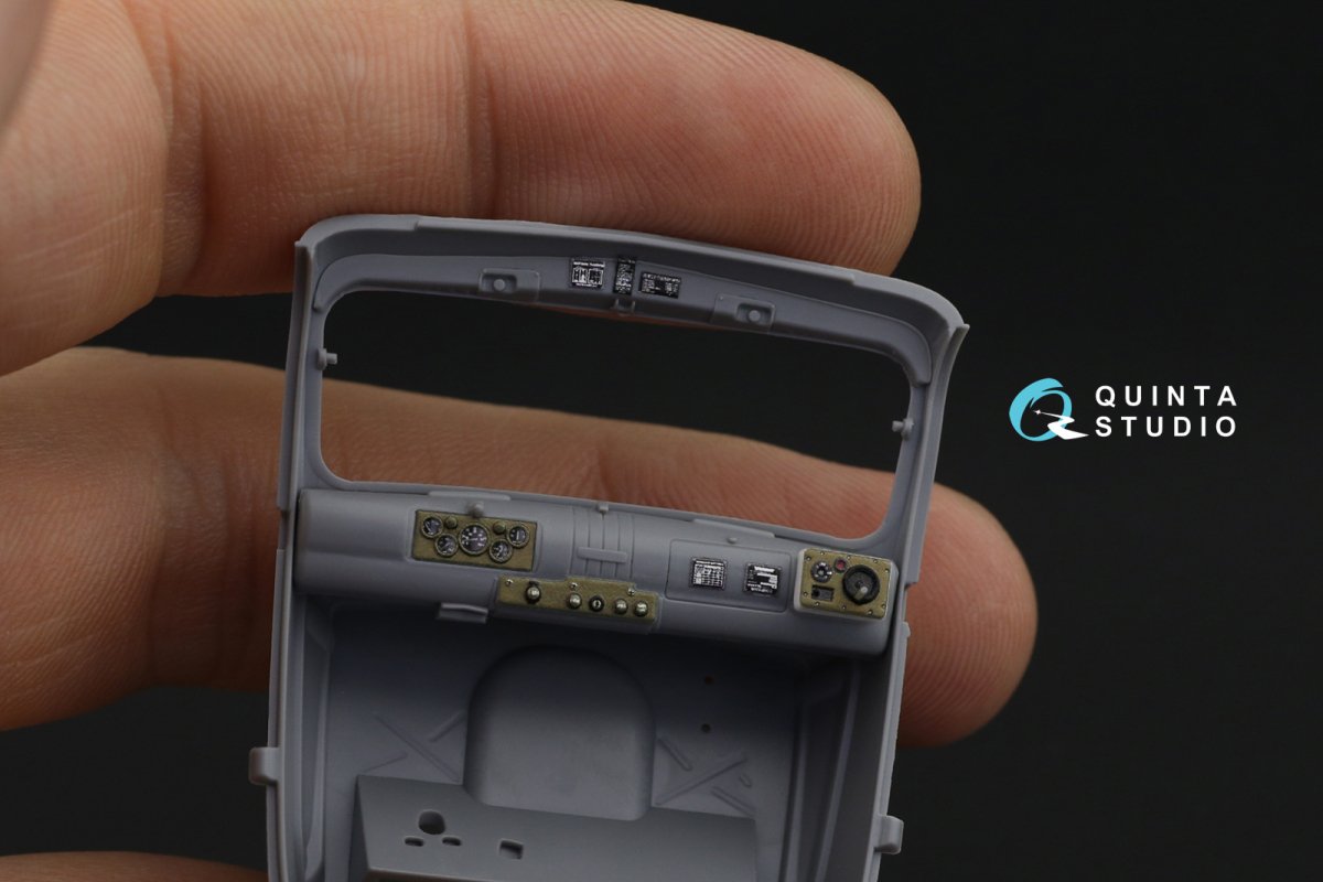 Intérieur imprimé en 3D et coloré sur papier décalcomanie pour la Chevrolet G7107 (Quinta Studio QD35035) (pour kit ICM) à l&amp;#39;échelle 1/35 – immagine 5