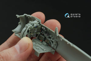Quinta Studio QD48469 A6M2 Zero (Nakajima Prod.) Intérieur coloré imprimé en 3D sur papier décalcomanie (Academy) 1/48 – image 8