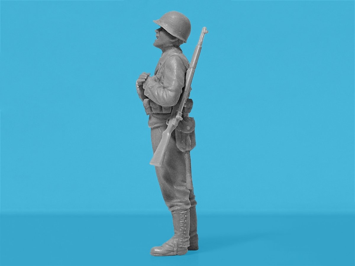 ICM 35599 Patrouille militaire américaine de la Seconde Guerre mondiale (G7107 avec MG M1919A4) 1/35 – image 13