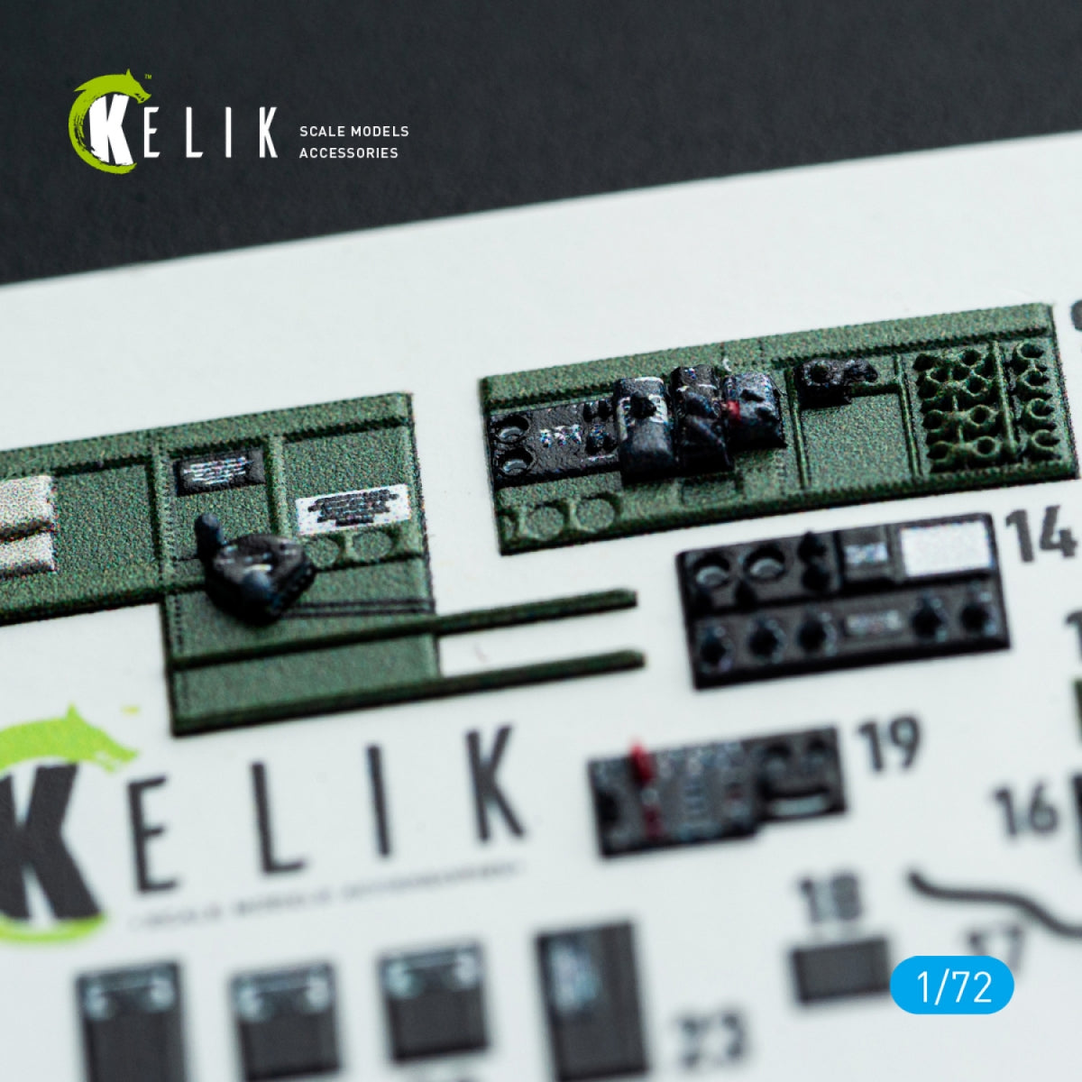 Kelik K72137 TBM-3 Avenger - interior 3D decals for HobbyBoss kit 1/72