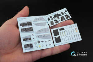 Intérieur imprimé en 3D et coloré sur papier décalcomanie Quinta Studio QD32031 F-16I (pour maquette Academy) 1/32 – image 2