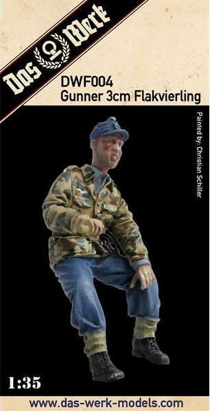 Das Werk DWF004 Flakvierling Gunner 3cm 1/35