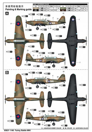 Trumpeter 05831 Fairey Battle Mk.I 1/48 – image 4