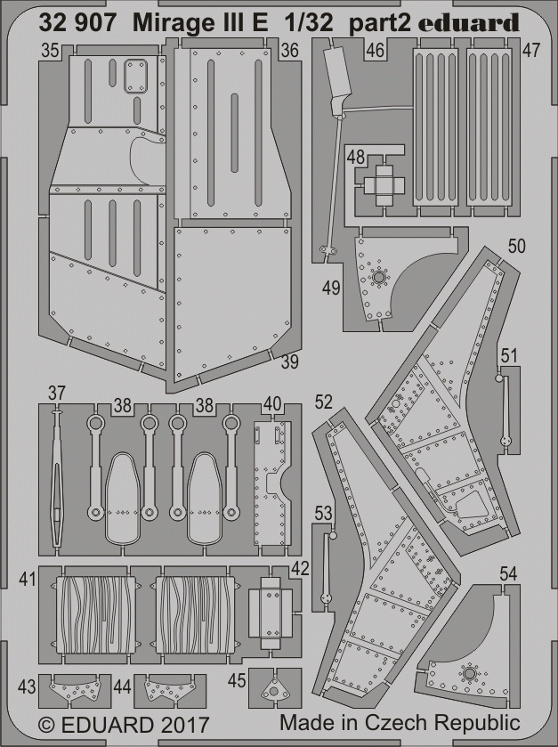 Eduard 32907 Mirage III E ITALERI 1/32 – Bild 2