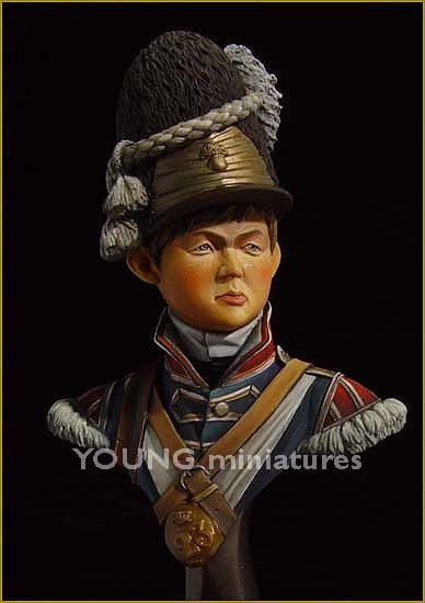 Young Miniatures YH1802 TAMBOUR 23e PIED FUSILEERS ROYAUX WELSH 1/10 – immagine 2