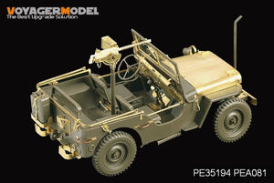 Maquette Voyager PE35194 Jeep Willys MB américaine de la Seconde Guerre mondiale (pour TAMIYA 35219) 1/35 – image 2